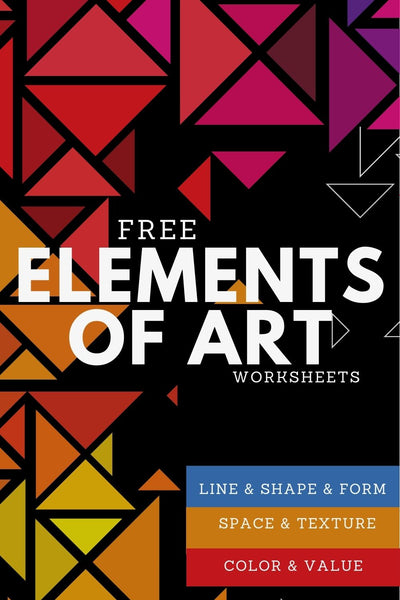 Free Elements of Art Worksheets for Middle or High School Art