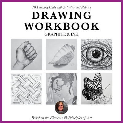 Drawing Workbook for Middle or High School Art