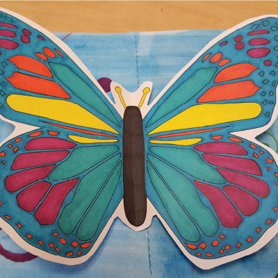 Pop-Up Butterfly Activity