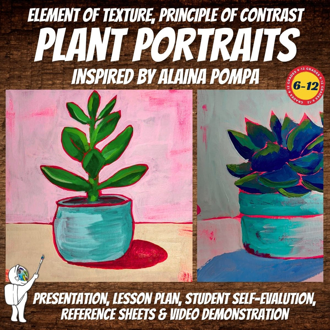 step by step succulent painting Plant Portraits Acrylic Painting Lesson – Expressive Succulent Art Pro – A Space to Create Art