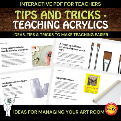 Free Secondary Art Teacher Survival Guide for the Middle or High