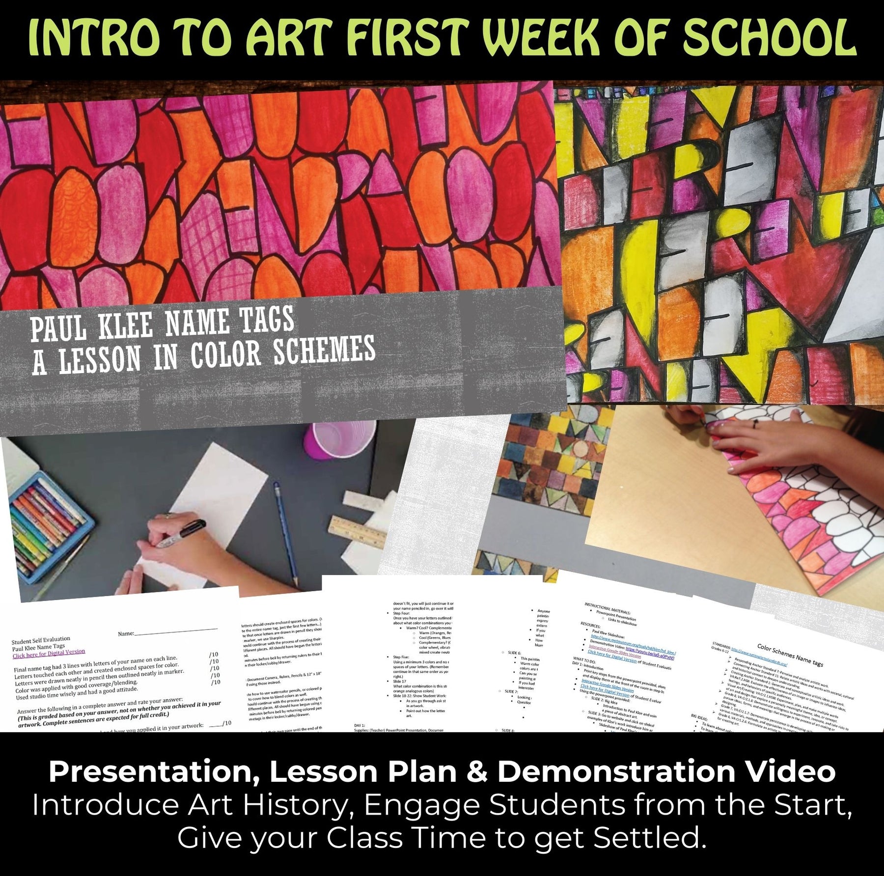 Cbc Visual Year long High School Visual Art Curriculum - Intro to Art & Drawing C ...