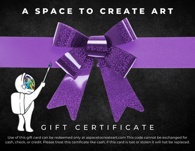 A Space to Create Art Gift Certificate