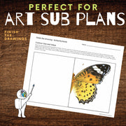 Art Worksheets Bundle, 120+ Pages, Middle & High School Art, Subs Lessons