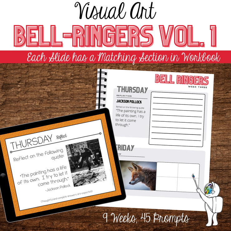 Visual Art Bell-Ringers with Companion Workbook