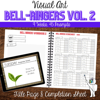 Visual Art Bell Ringers 2 - Middle, High School Art Bell Ringers - Set 2