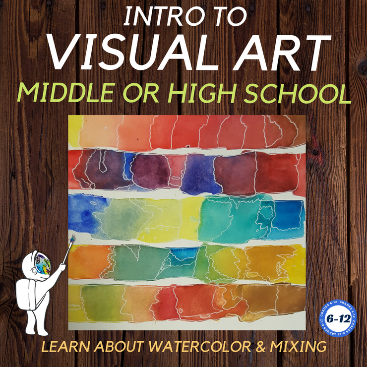 Introduction to Visual Art 2: High School Middle School Art Curriculum ...