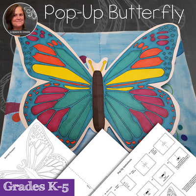 Butterfly Pop-Up Art Activity - with Video