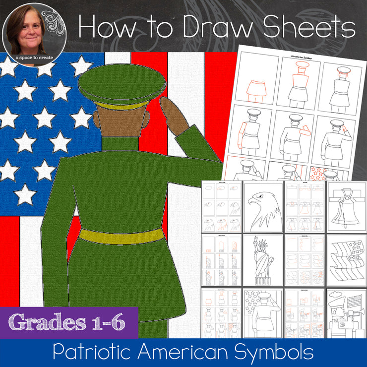How to Draw American Icons: Presidents Day, Veteran's Day, Memorial Day