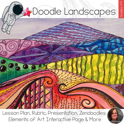 Pattern Landscapes Art Lesson