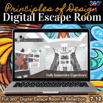Principles of Design Escape Room- Visual Art Digital Escape Room