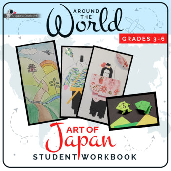 Art of Japan Workbook: Art Around the World: Workbooks for Arts and Crafts